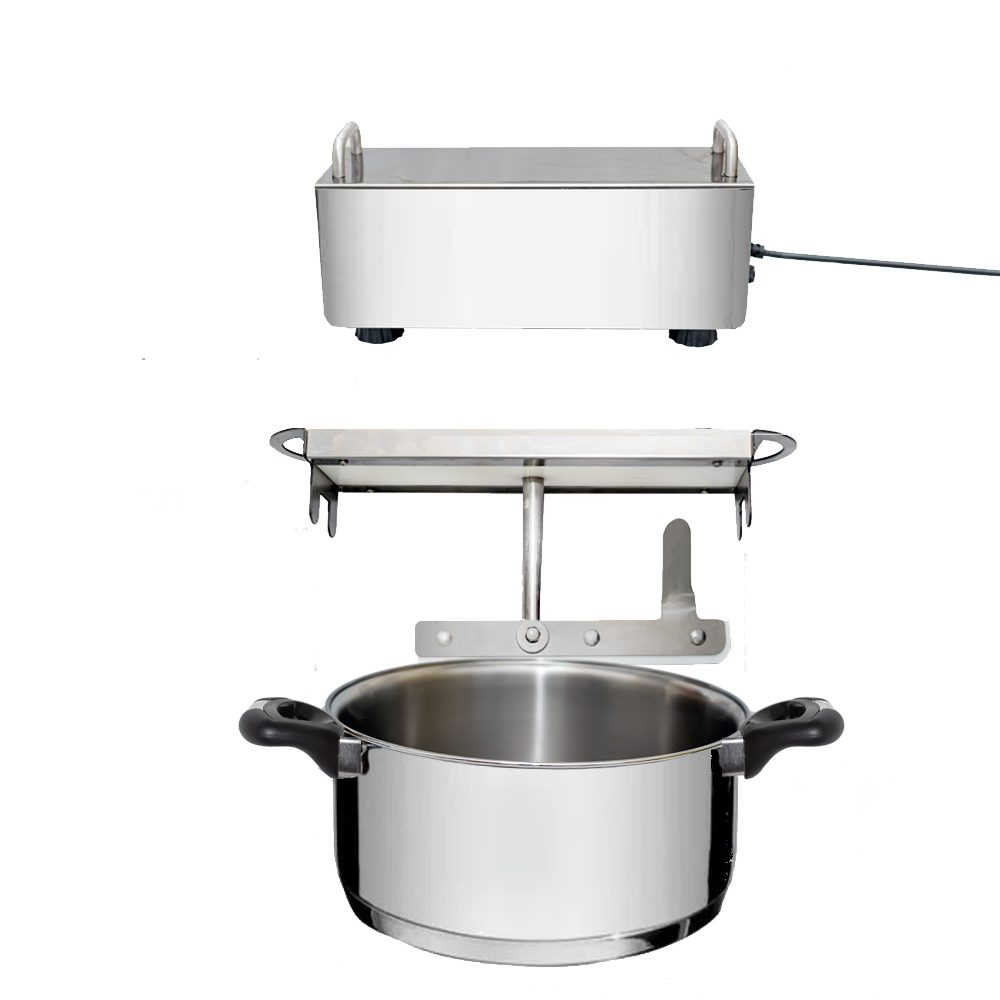 6 BP INOX 8,5L e MINI 4,7L _3 PARTES ALÇA baquelite